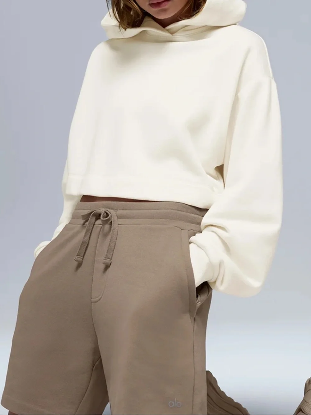 Alo Cropped Hoodie